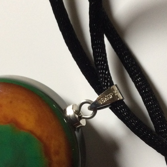 Unique Multicolor Stone Necklace - Picture 4 of 7